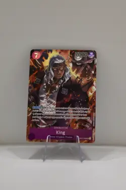 One Piece TCG English Romance Dawn king Rare OP01-096 Pre-Errata - Image 1