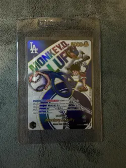 Dodgers x One Piece Collaborative Promo Card Monkey D. Luffy, 07/03/25 - Image 1