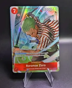 One Piece Roronoa Zoro OP14-015 (Alternate Art) The Azure Sea's Seven Foil - Image 1