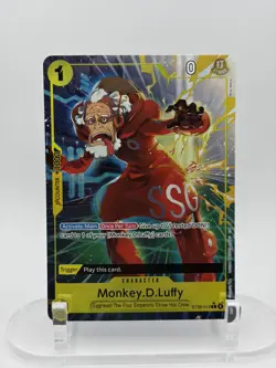 Monkey.D.Luffy ST29-012 Alt Art Start Deck Egghead One Piece NM ENGLISH - Image 1