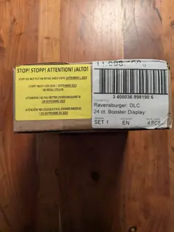 RARE FIRST PRINT Disney Lorcana: The First Chapter Sealed Booster Box Case - Image 1