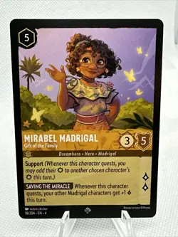 Mirabel Madrigal Gift Of The Family 18/204 Disney Lorcana Ursula’s Return - Image 1