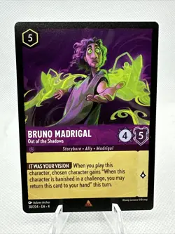 Bruno Madrigal Out Of The Shadows 38/204 Disney Lorcana Ursula’s Return Rare - Image 1