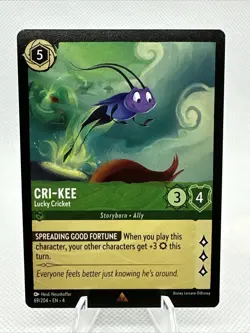 Cri-kee Lucky Cricket 69/204 Rare Disney Lorcana Ursula’s Return - Image 1