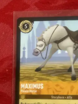 Disney LORCANA - Maximus - Palace Horse - Super Rare 10/204 - Image 3