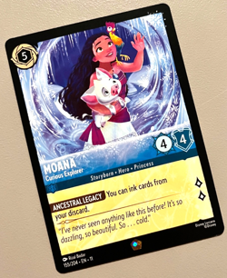 Disney Lorcana TCG Winterspell Moana - Curious Explorer - Image 1