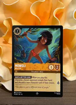 Disney Lorcana Whispers in the Well ~ Mowgli - Man Cub 19/204 - Image 1