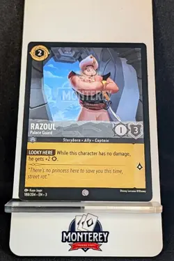 RAZOUL Palace Guard NM-MINT Disney Lorcana TCG non holo 188/204 EN3 - Image 1