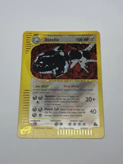 Pokemon Card TCG Steelix Holo Rare Skyridge H29/H32 100 HP Stage 1 English 2003 - Image 1