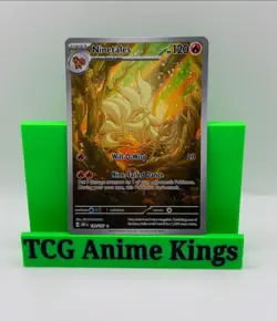 Pokemon TCG Obsidian Flames Ninetails Illustration Rare Holo Card 199/197 - Image 1