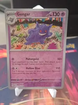 Pokemon TCG Gengar Reverse Holo SV Scarlet & Violet 151 Card 094/165 NM - Image 1