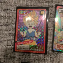 Dragon Ball GT Carddass Bundle - 11 Cards Set (All Double Prism / Hidden Cards) - Image 2