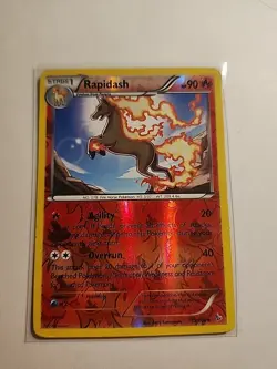 Rapidash 15/106 Flashfire Reverse Holo Uncommon Pokemon Card TCG English LP - Image 1