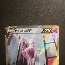 Pokemon TCG Mewtwo v Alt Art Full Art Holo Ultra Rare Card 072/078 Pokemon Go - Image 2