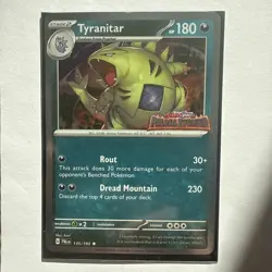 Tyranitar (Paldea Evolved Stamp) 135/193 Miscellaneous Cards & Products Holo - Image 1