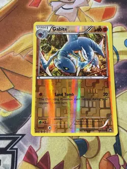Pokemon Card Gabite Breakpoint Reverse Holo Uncommon 69/122 Near Mint - Image 1