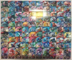 Lot of 100 Japanese Kamen Rider Battle: GANBA LEGENDS Normal & Rare Card Set - Image 1