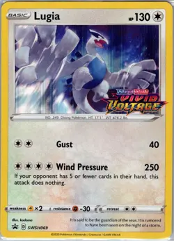 Lugia - (Prerelease) SWSH069 SWSH: Sword & Shield Promo - Pokemon Card - NM - Image 1