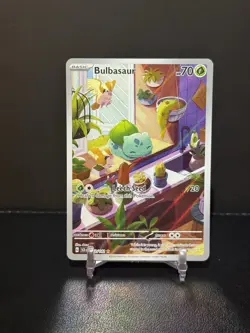 Bulbasaur 143/142 Scarlet & Violet Stellar Crown Pokemon Card - Image 1