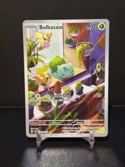 Bulbasaur 143/142 Scarlet & Violet Stellar Crown Pokemon Card - Image 5