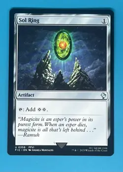 Mtg Sol Ring Commander: Final Fantasy Regular - Image 1