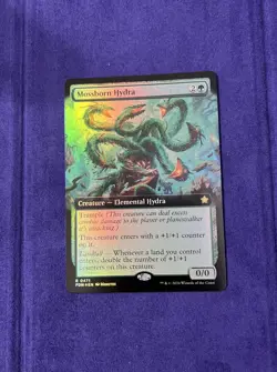 Mossborn Hydra (Extended Art) Foundations Foil - Image 1