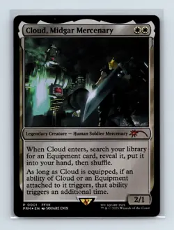 Cloud, Midgar Mercenary P Unique and Miscellaneous Promos 1 NM - Image 1