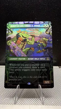 Mikey & Leo, Chaos & Order (Showcase) Teenage Mutant Ninja Turtles Foil 0247 - Image 1