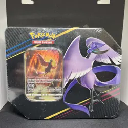 Pokemon Crown Zenith Tin Galarian Articuno 60ct Card Dividers Metal 2023 - Image 1