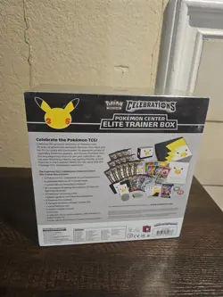 Pokemon TCG: 25th Anniversary Celebrations Pokemon Center Elite Trainer Box Mint 820650809439 - Image 2