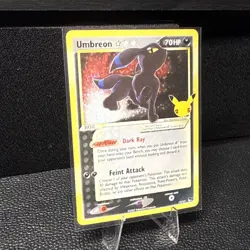 Umbreon Gold Star 17/17 Celebrations: Classic Collection Pokemon TCG NM - Image 2