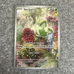 Sprigatito 196/193 Illustration Rare Full Art - Pokemon Paldea Evolved SV02 - Image 1