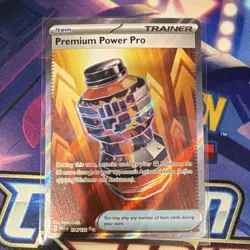 Pokemon Premium Power Pro 174/132 Me01 Ultra Rare Full Art Holo Trainer - Image 1