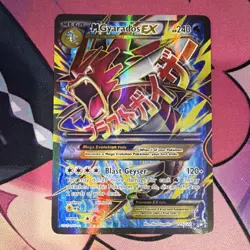 Pokemon Mega Gyarados EX 115/122 Breakpoint Full Art Holo - Image 1