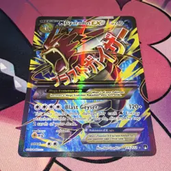 Pokemon Mega Gyarados EX 115/122 Breakpoint Full Art Holo - Image 2