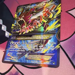Pokemon Mega Gyarados EX 115/122 Breakpoint Full Art Holo - Image 3