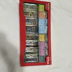 Pokemon Prismatic Evolutions Mini Tin Exclusive 8-Pack Box English - Image 1