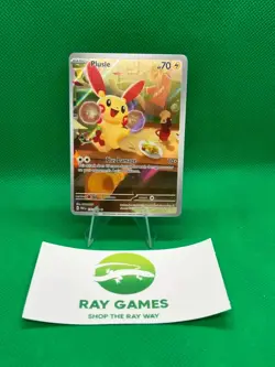 Pokemon TCG Plusle 193/182 Paradox Rift Holo Illustration Rare NM - Image 1