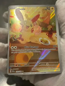 Pokemon TCG Plusle 193/182 Paradox Rift Holo Illustration Rare NM - Image 4