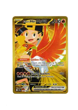 Ethan's Ho-Oh ex 239/182 Hyper Rare Pokemon Destined Rivals NM - Image 1