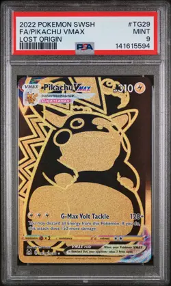 Pikachu VMAX ⭐ TG29/TG30 Lost Origin 2022 Pokemon PSA 9 - Image 1