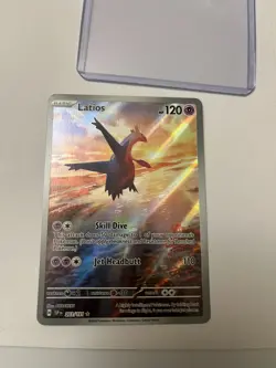 Pokemon TCG Surging Sparks Latios 203/191 Illustration Rare NM - Image 1