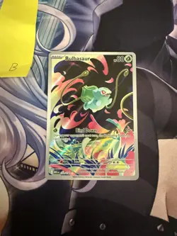 Pokemon TCG Bulbasaur 133/132 Secret Rare Mega Evolution - Image 1