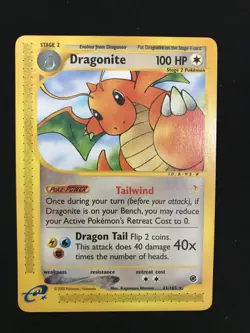 Dragonite 43/165 Expedition Non Holo Rare E-Reader 2002 Pokemon TCG Near Mint! - Image 1