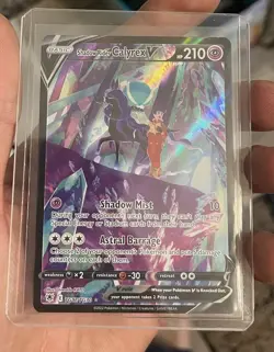 Pokemon Shadow Rider Calyrex V Ultra Rare Full Art Holo Swsh10 TG17/TG30 EN - Image 1