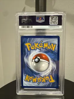 2025 Pokemon Prerelease Staff Team Rockets Mimikyu Promo #087 PSA 9 - Image 2