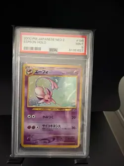 Espeon #196 Neo Discovery Japanese Holo Pokemon PSA 9 - Image 3