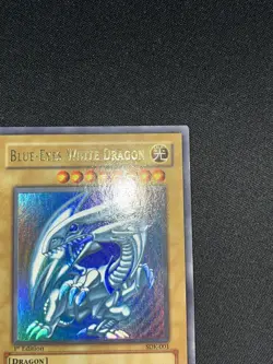 2002 Yugioh Blue Eyes White Dragon SDK-001 Kaiba 1st Edition Yu-Gi-Oh! - Image 4