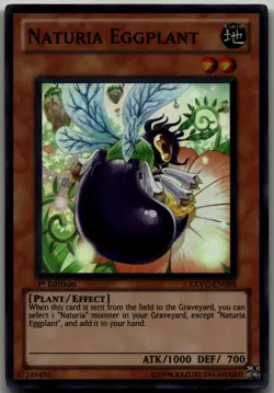 Naturia Eggplant Super Rare Extreme Victory EXVC-EN098 LP - Image 1