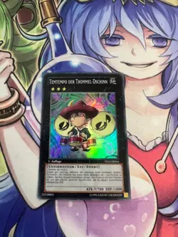 TEMTEMPO THE PERCUSSION DJINN SUPER GERMAN YS12-EN041 DE041 NEAR MINT YUGIOH - Image 1